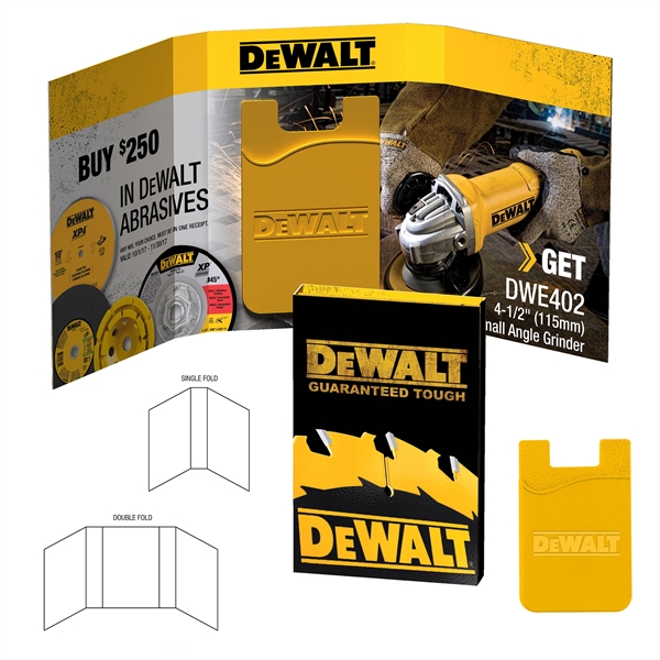 Awareness Tek booklet with single or double fold option and debossed... from ASI 90807 Tekweld