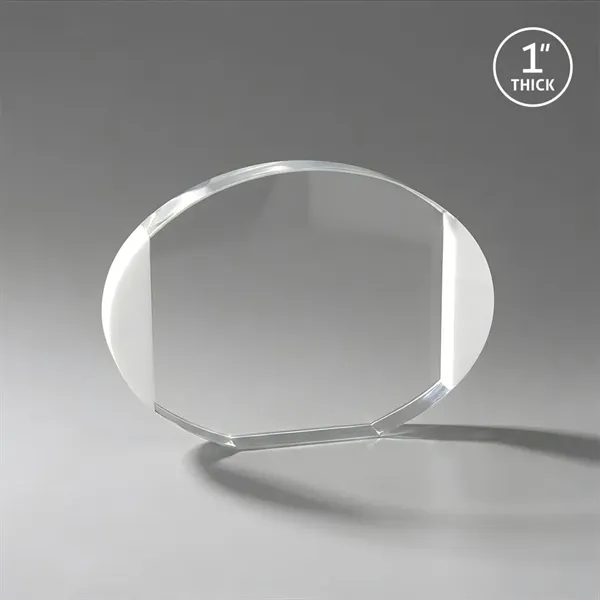 The Darwin combines clear oval optical crystal with white crystal edging... from ASI 84592 St Regis Group / St Regis