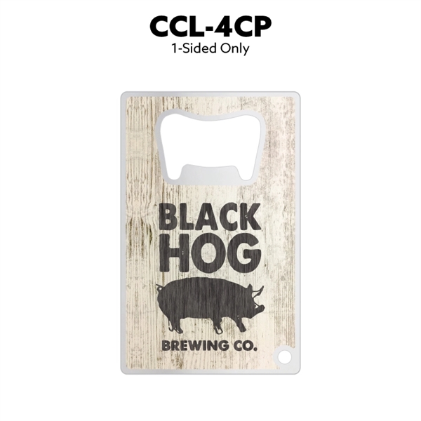 Four Color Process 0.060 Stainless Steel Bottle Opener.... from ASI 53430 Executive Line / Executive Line® Addyline®