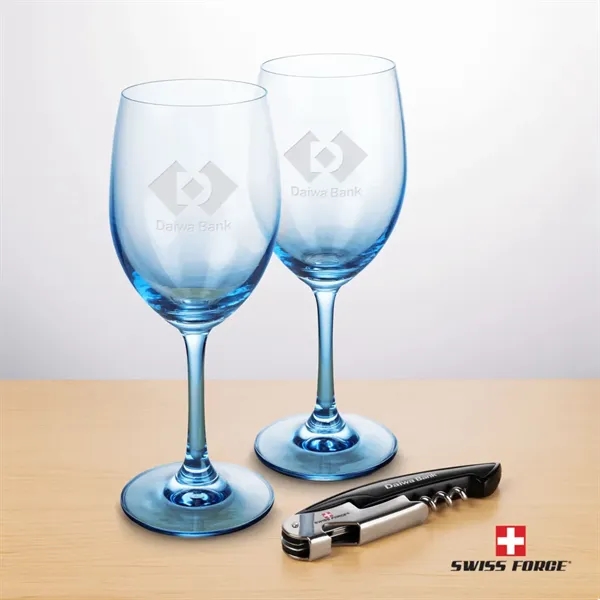 Our Soudan Blue Wine and Swiss Force®  Impressive Wine Tool... from ASI 84592 St Regis Group
