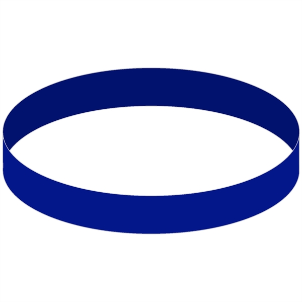 Silicone wristband debossed with colorfill. 1/2" wide.... from ASI 54100 Fields Manufacturing Inc / Fields