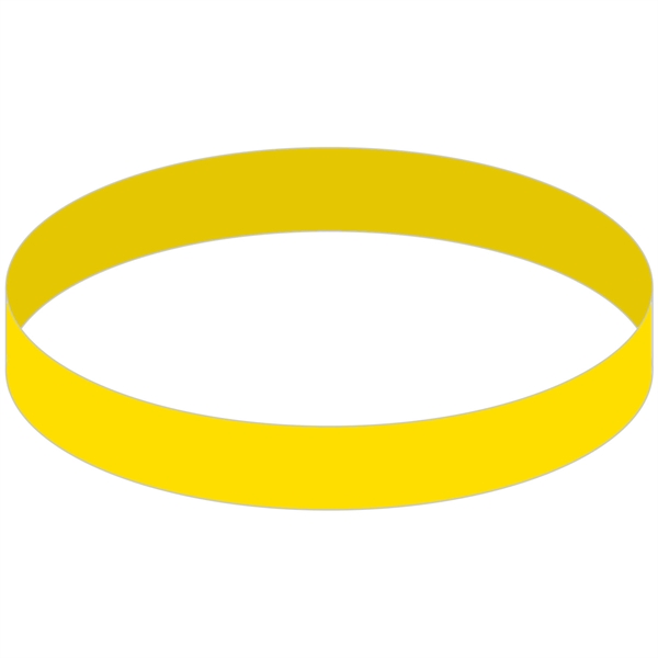 Silicone wristband debossed with colorfill. 1/2" wide.... from ASI 54100 Fields Manufacturing Inc / Fields