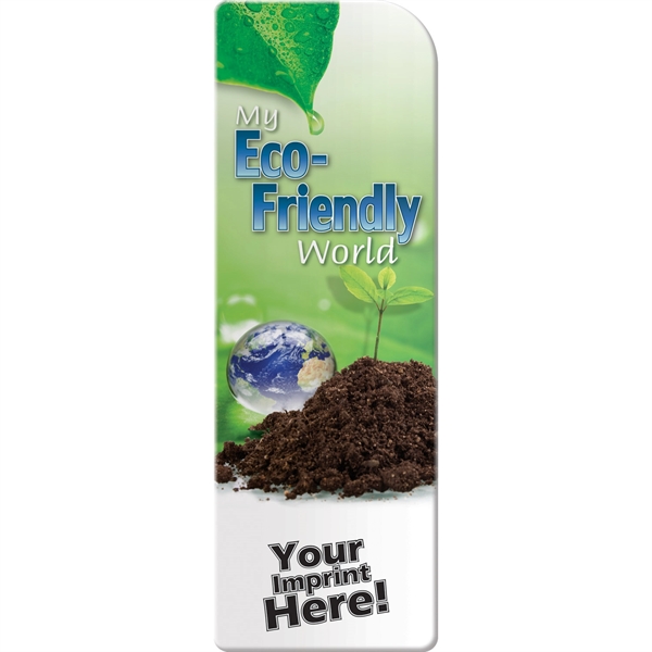 Bookmark - My Eco-Friendly World... from ASI 54100 Fields Manufacturing Inc / Better Life Line