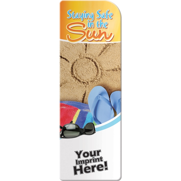 Bookmark titled Staying Safe in the Sun with various sun protection... from ASI 54100 Fields Manufacturing Inc / Better Life Line