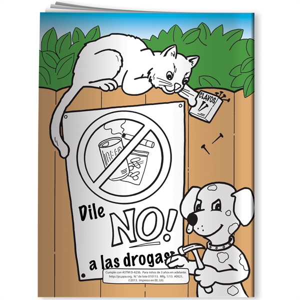 Coloring Book - Smart Kids Say No to Drugs... from ASI 54100 Fields Manufacturing Inc / Better Life Line