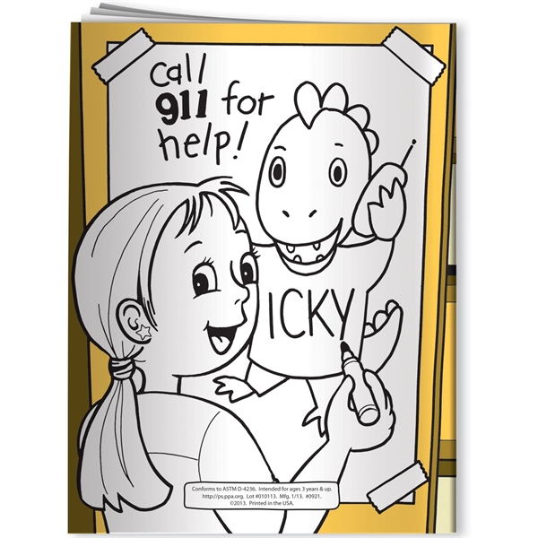 Coloring Book - Poison Prevention... from ASI 54100 Fields Manufacturing Inc / Better Life Line