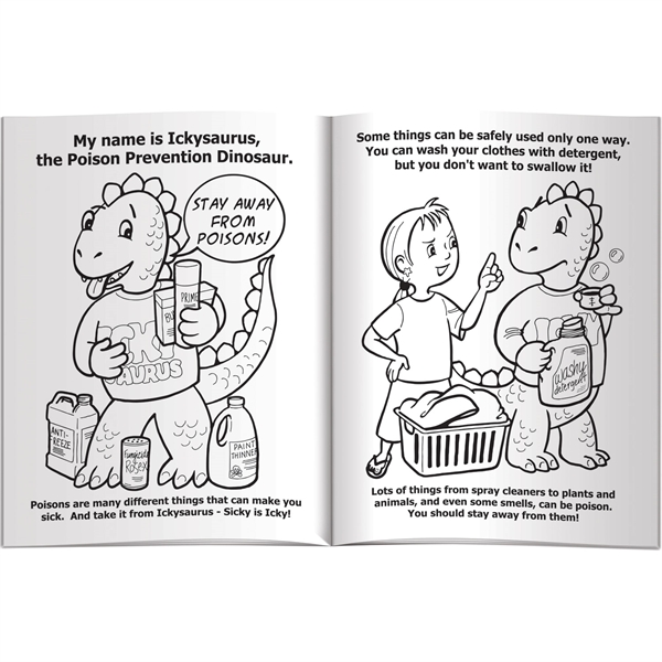 Coloring Book - Poison Prevention... from ASI 54100 Fields Manufacturing Inc / Better Life Line