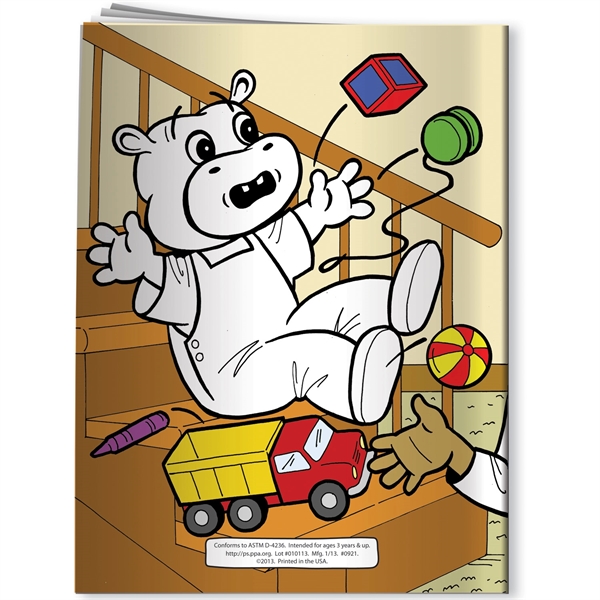 Coloring Book - Home Safety... from ASI 54100 Fields Manufacturing Inc / Better Life Line