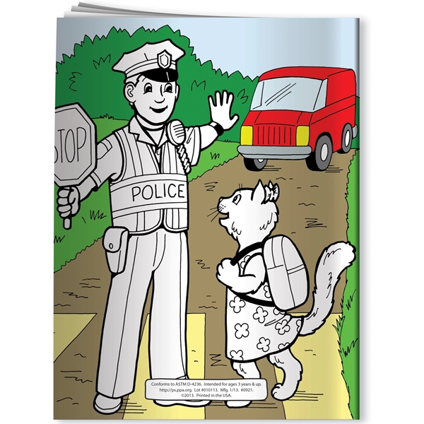 Coloring Book - Police Officers are My Heroes... from ASI 54100 Fields Manufacturing Inc / Better Life Line