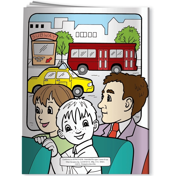 Coloring Book - Public Transportation... from ASI 54100 Fields Manufacturing Inc / Better Life Line