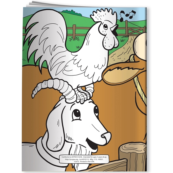 Coloring Book - Barnyard Animals... from ASI 54100 Fields Manufacturing Inc / Better Life Line