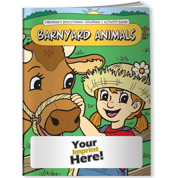Coloring Book - Barnyard Animals... from ASI 54100 Fields Manufacturing Inc / Better Life Line