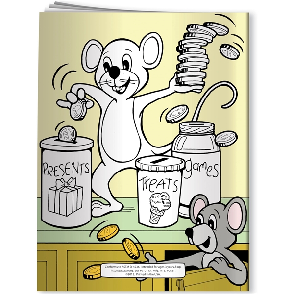 Coloring Book - Learning About Money... from ASI 54100 Fields Manufacturing Inc / Better Life Line