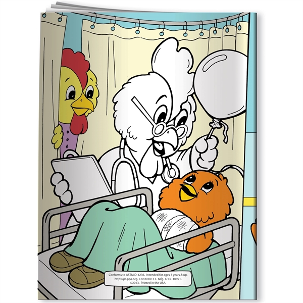 Coloring Book - A Visit to the Emergency Room... from ASI 54100 Fields Manufacturing Inc / Better Life Line