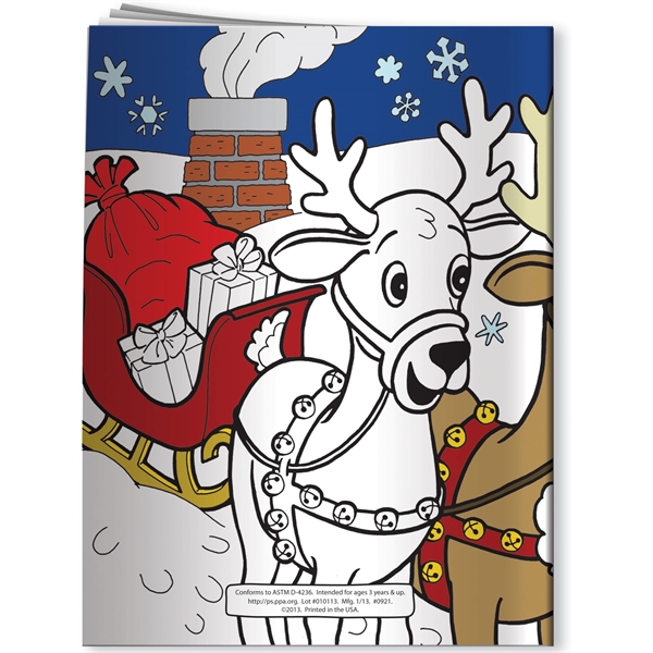 Coloring Book - Santa Visited Me!... from ASI 54100 Fields Manufacturing Inc / Better Life Line