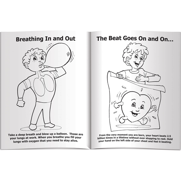 Coloring Book - Your Healthy Body... from ASI 54100 Fields Manufacturing Inc / Better Life Line