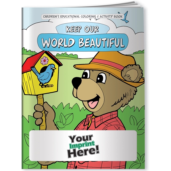 Coloring Book - Keep Our World Beautiful... from ASI 54100 Fields Manufacturing Inc / Better Life Line