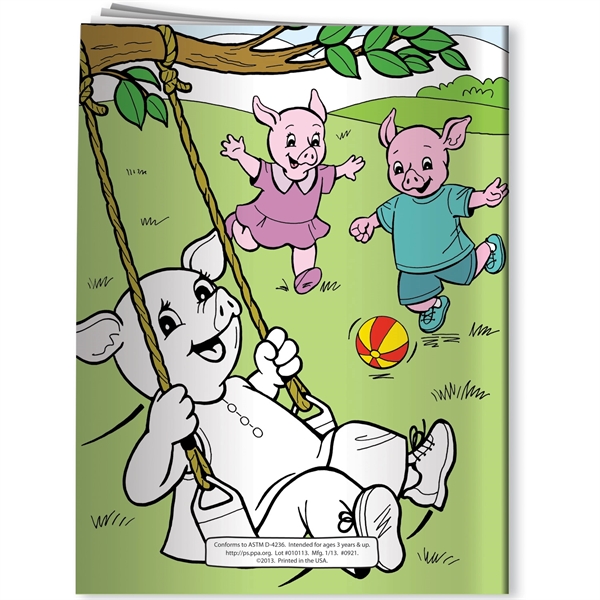 Coloring Book - Live a Healthy Way Every Day... from ASI 54100 Fields Manufacturing Inc / Better Life Line