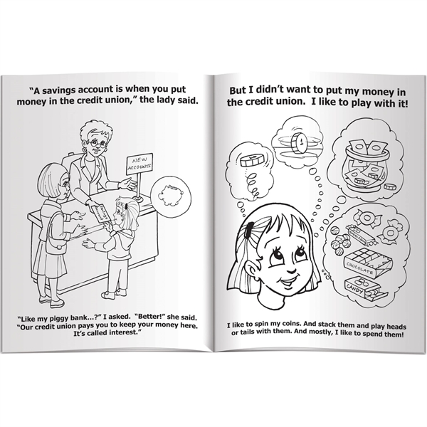 Coloring Book - Let's Go to the Credit Union... from ASI 54100 Fields Manufacturing Inc / Better Life Line