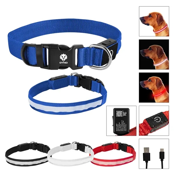 Light Up Rechargable Pet Collar - Medium... from ASI 61125 Hit Promotional Products