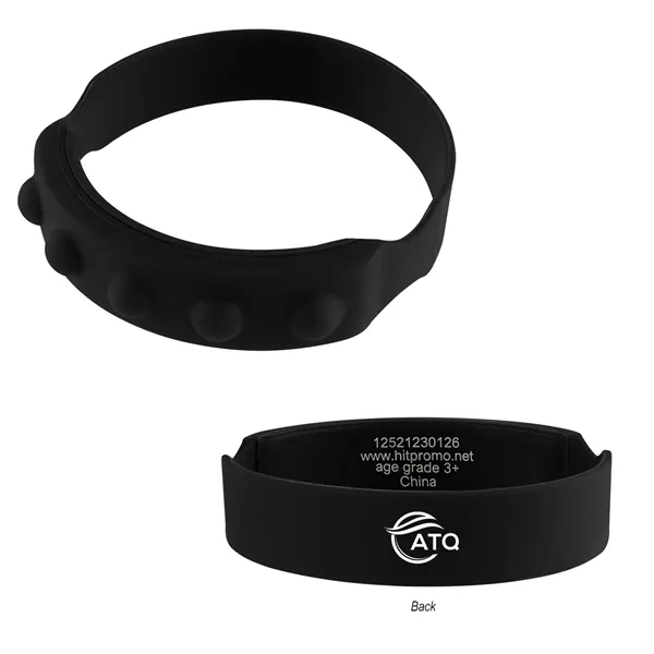 Push Pop Recycled Silicone Wristband... from ASI 61125 Hit Promotional Products