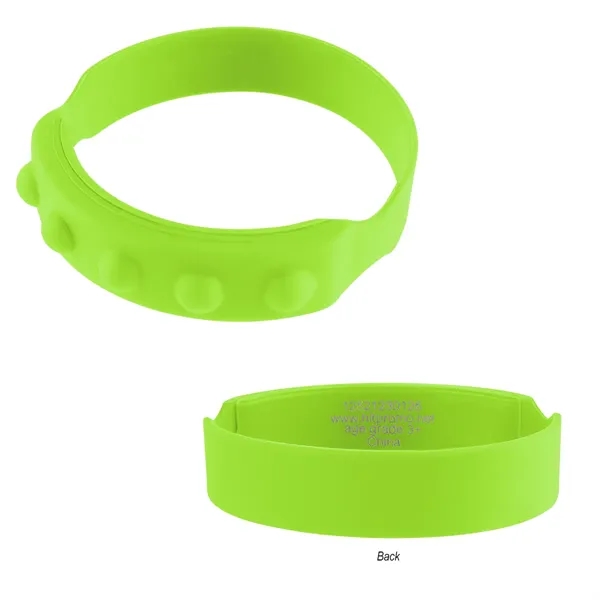 Push Pop Recycled Silicone Wristband... from ASI 61125 Hit Promotional Products