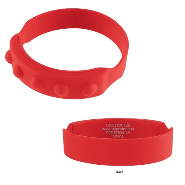 Push Pop Recycled Silicone Wristband... from ASI 61125 Hit Promotional Products