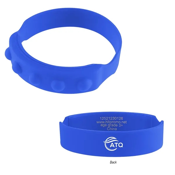 Push Pop Recycled Silicone Wristband... from ASI 61125 Hit Promotional Products