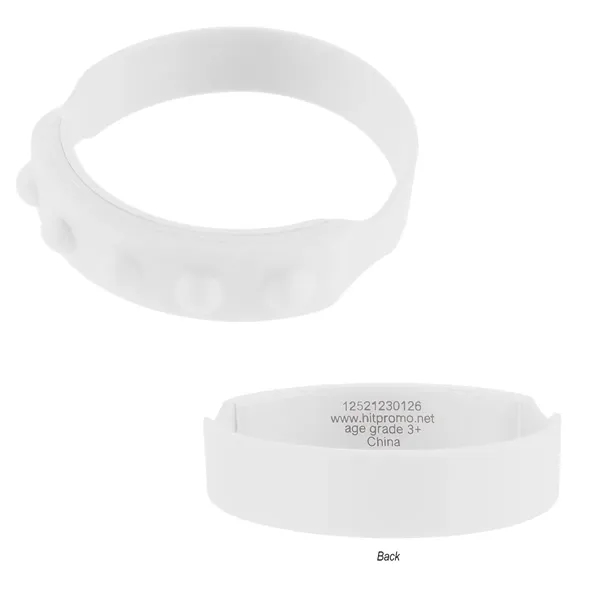 Push Pop Recycled Silicone Wristband... from ASI 61125 Hit Promotional Products