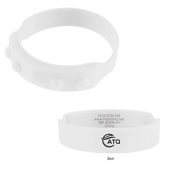 Push Pop Recycled Silicone Wristband... from ASI 61125 Hit Promotional Products