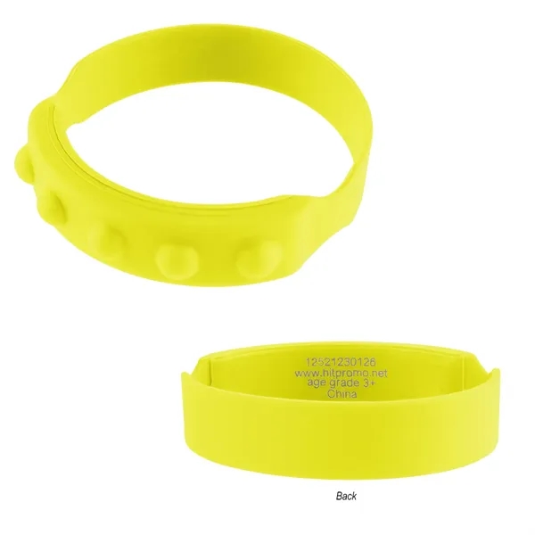 Push Pop Recycled Silicone Wristband... from ASI 61125 Hit Promotional Products