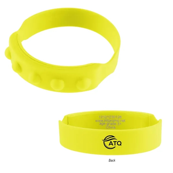 Push Pop Recycled Silicone Wristband... from ASI 61125 Hit Promotional Products