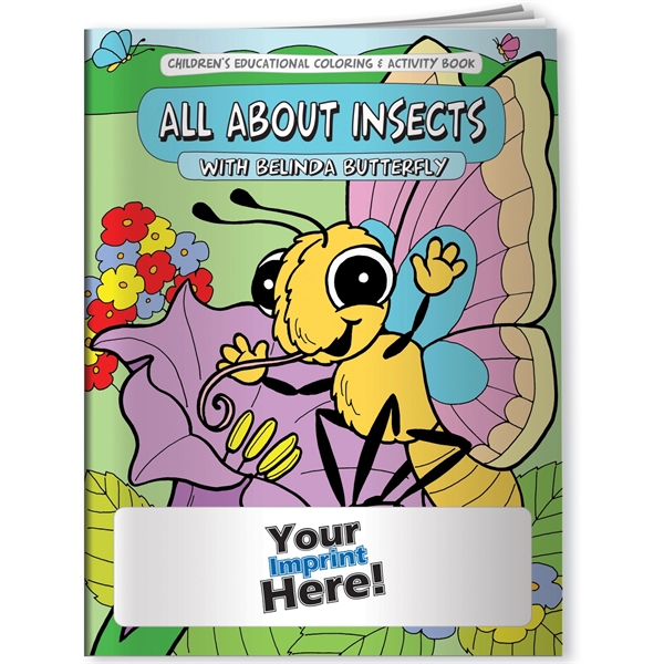 Coloring Book - All About Insects... from ASI 54100 Fields Manufacturing Inc / Better Life Line