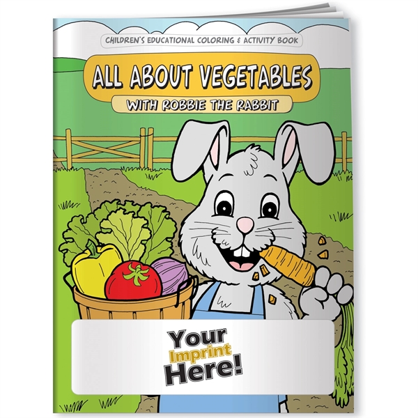Coloring Book - All About Vegetables... from ASI 54100 Fields Manufacturing Inc / Better Life Line