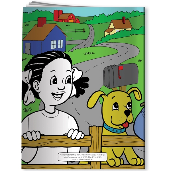 Coloring Book - My Visit with a Sheriff... from ASI 54100 Fields Manufacturing Inc / Better Life Line