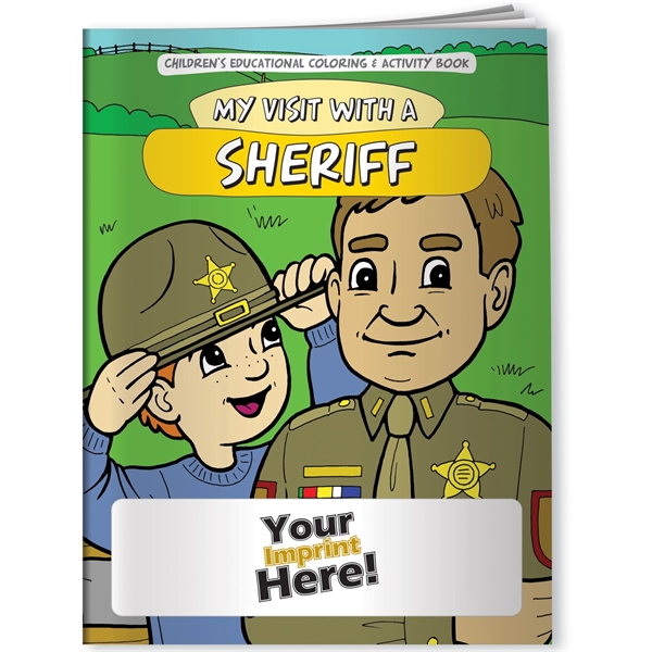 Coloring Book - My Visit with a Sheriff... from ASI 54100 Fields Manufacturing Inc / Better Life Line