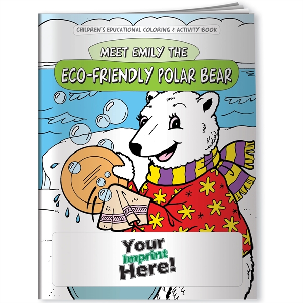 Coloring Book - Eco-Friendly Polar Bear... from ASI 54100 Fields Manufacturing Inc / Better Life Line