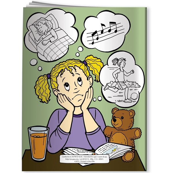 Coloring Book - Stress & Conflict... from ASI 54100 Fields Manufacturing Inc / Better Life Line