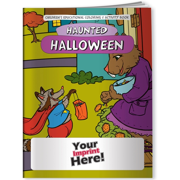 Coloring Book - Haunted Halloween... from ASI 54100 Fields Manufacturing Inc / Better Life Line