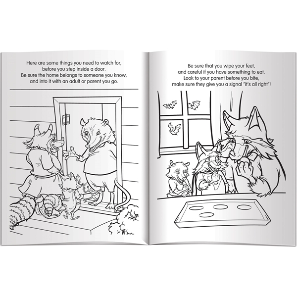Coloring Book - Haunted Halloween... from ASI 54100 Fields Manufacturing Inc / Better Life Line