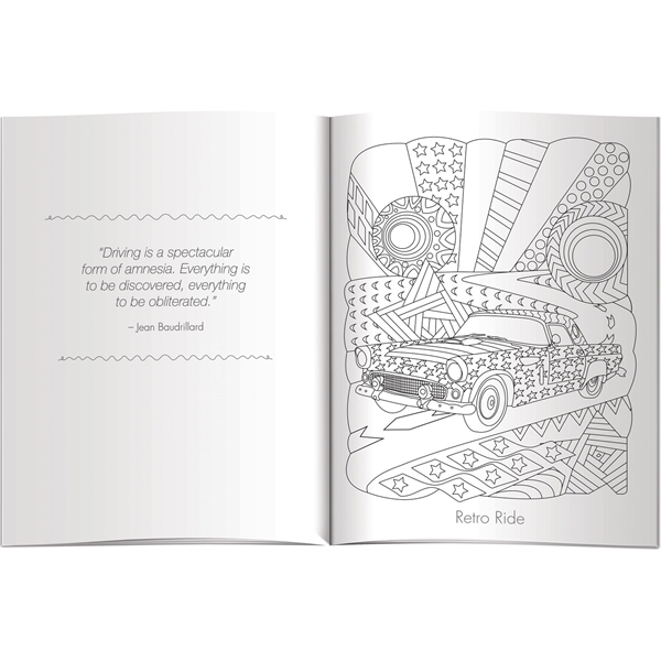 8" x 10 1/2" coloring book with 12 beautifully rendered images... from ASI 54100 Fields Manufacturing Inc / Better Life Line