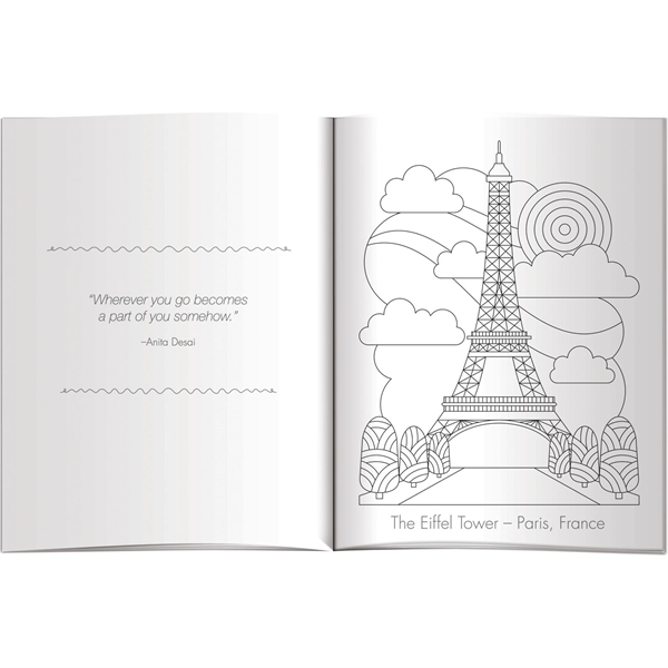 See the World Color Comfort™ coloring book with 24-pages of well-known... from ASI 54100 Fields Manufacturing Inc / Better Life Line