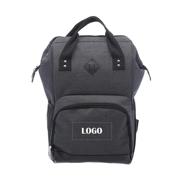 Insulated cooler backpack with PEVA lining with 1 color silkscreen imprint... from ASI 37218 Athena Promo (tm)