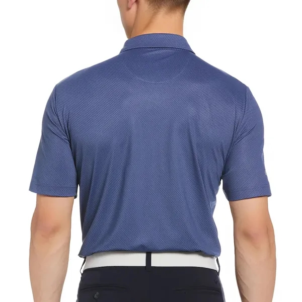 Callaway men's mini geo polo with recycled polyester, wicking comfort, stretch,... from ASI 38120 Ball Pro / Diversified Quality Kitchenware / Branded Apparel Designs