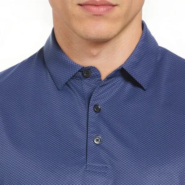 Callaway men's mini geo polo with recycled polyester, wicking comfort, stretch,... from ASI 38120 Ball Pro / Diversified Quality Kitchenware / Branded Apparel Designs