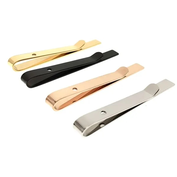 Stainless steel metal tie clip plus laser engraving on 1 location... from ASI 37218 Athena Promo (tm)