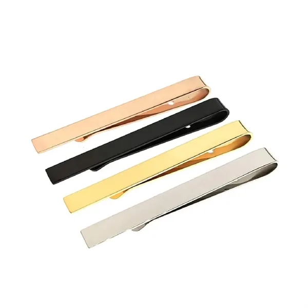 Stainless steel metal tie clip plus laser engraving on 1 location... from ASI 37218 Athena Promo (tm)