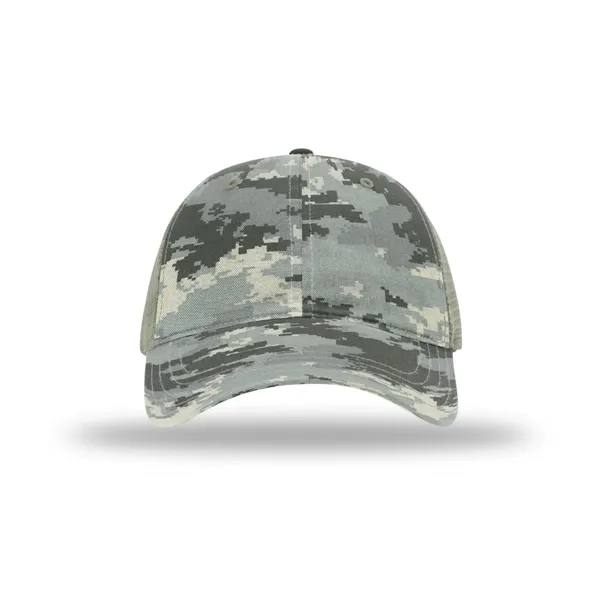 Embroidered Patches, Sublimated Patches, Leather Patches on Richardson 111P Printed Trucker... from ASI 38195 Overnightline