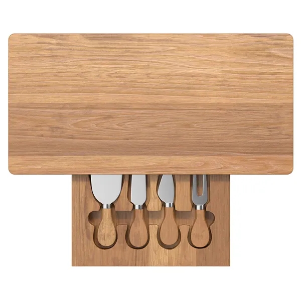 Upgrade your serving game. This acacia wood board includes an integrated... from ASI 88660 Spector & Co.