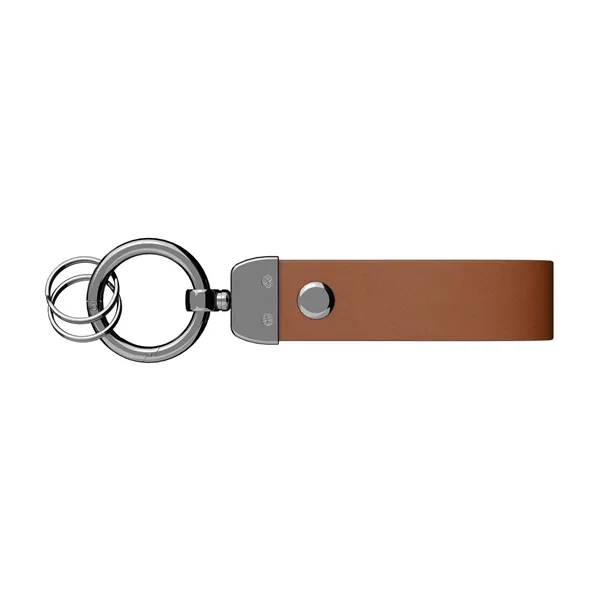 The Preston Eco Keyring is made from 65% Polyurethane 21% post-consumer... from ASI 88660 Spector & Co.